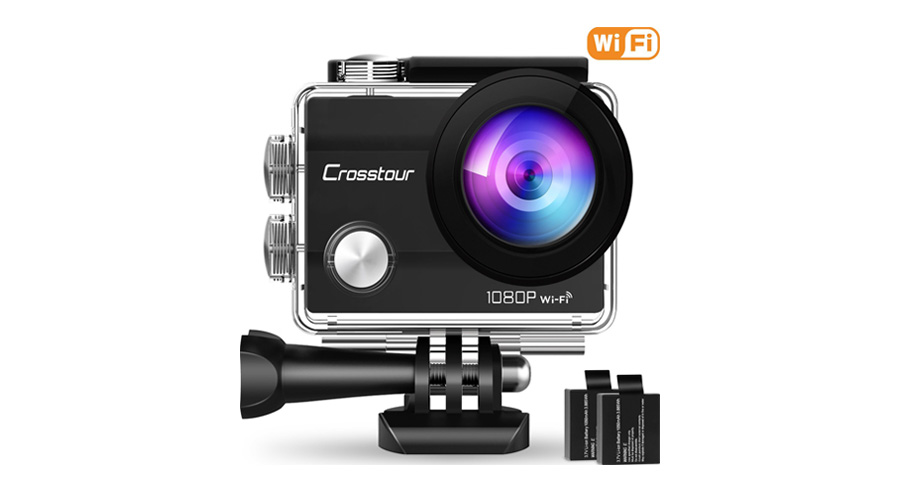 Crosstour’s Action Camera Underwater Cam WiFi 1080P Full HD