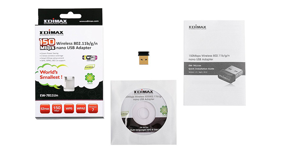 Edimax Wifi USB Adapter Nano Size