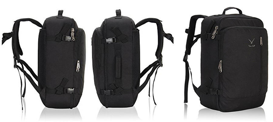 Hynes Eagle 38L Flight Approved Weekender Carry on Backpack one