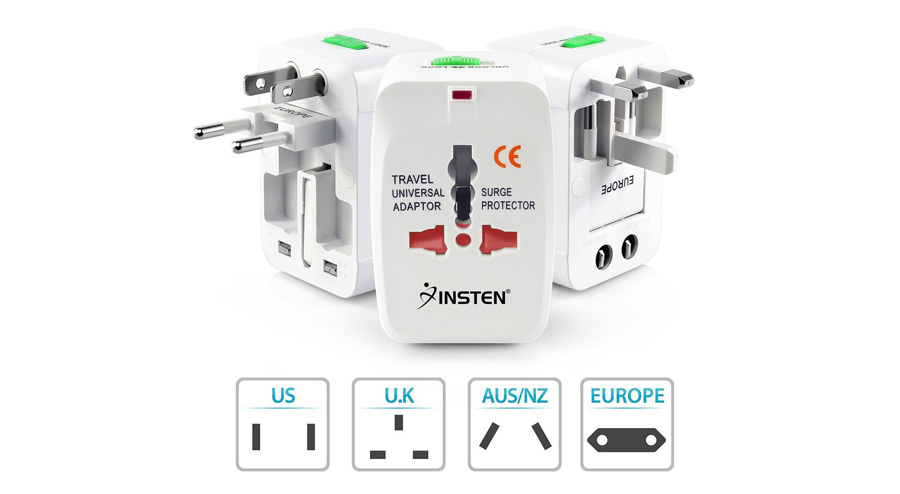 Insten Universal World Wide Travel Charger Adapter Plug