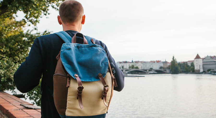 travel backpack for your trip through Europe